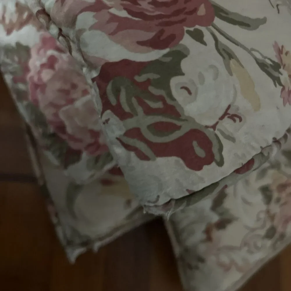 Vintage Ralph Lauren Genevieve Bedspread Queen 92x102 Corner Wear See Pictures